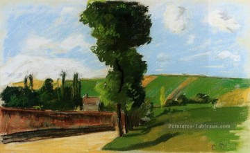 paysage à pontoise 2 Camille Pissarro Peinture à l'huile